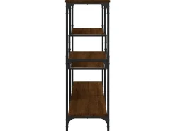 Mesa consola 103x32x95 cm derivados madeira carvalho PT682699^ Consola