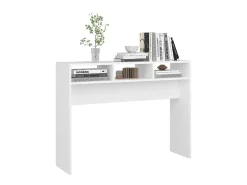 Best Mesa consola 105x30x80 cm derivados de madeira PT648126 Branco
