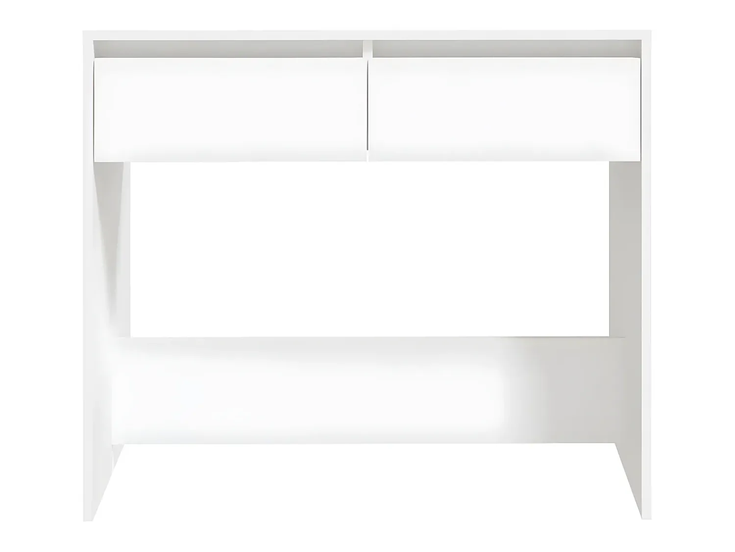 Consola| Mesa consola 89x41x76,5 cm derivados de madeira PT829831 Branco