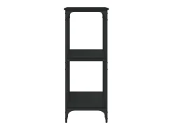 Mesa consola 102x35x90 cm derivados de madeira PT454160 Preto