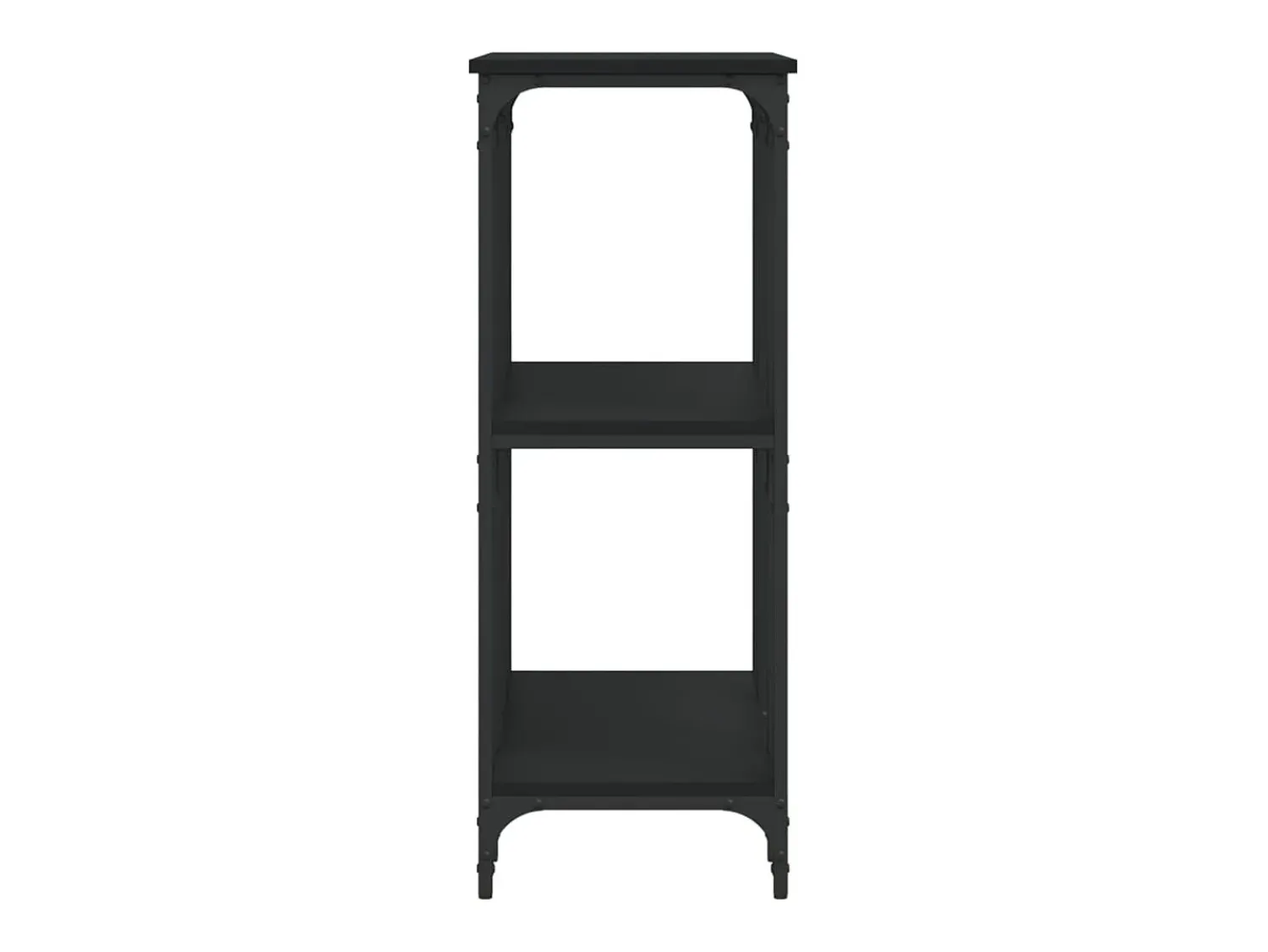 Mesa consola 102x35x90 cm derivados de madeira PT454160 Preto