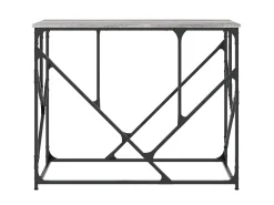 Consola* Mesa consola 100x40x80 cm derivados de madeira sonoma PT138618 Cinzento