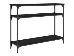 Discount Mesa consola 100x29x75 cm derivados de madeira PT795332 Preto
