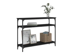 Discount Mesa consola 100x29x75 cm derivados de madeira PT795332 Preto