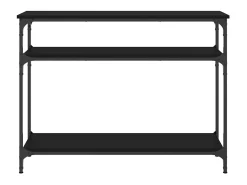 Discount Mesa consola 100x29x75 cm derivados de madeira PT795332 Preto