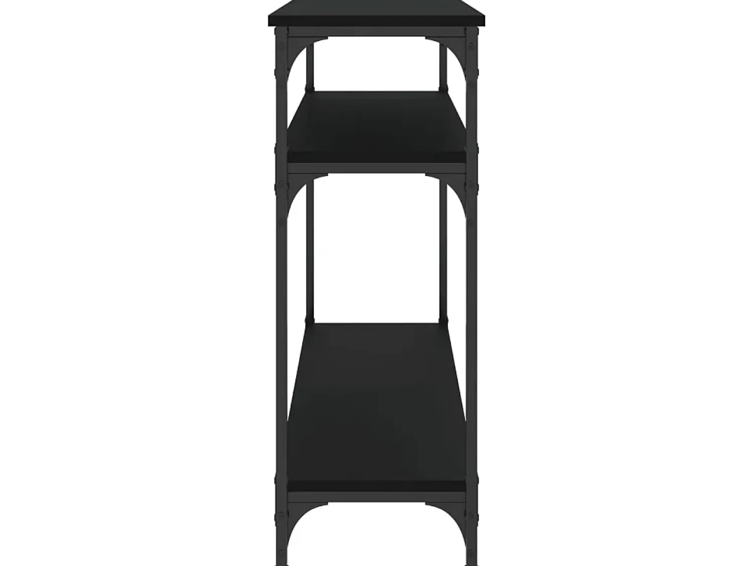Discount Mesa consola 100x29x75 cm derivados de madeira PT795332 Preto
