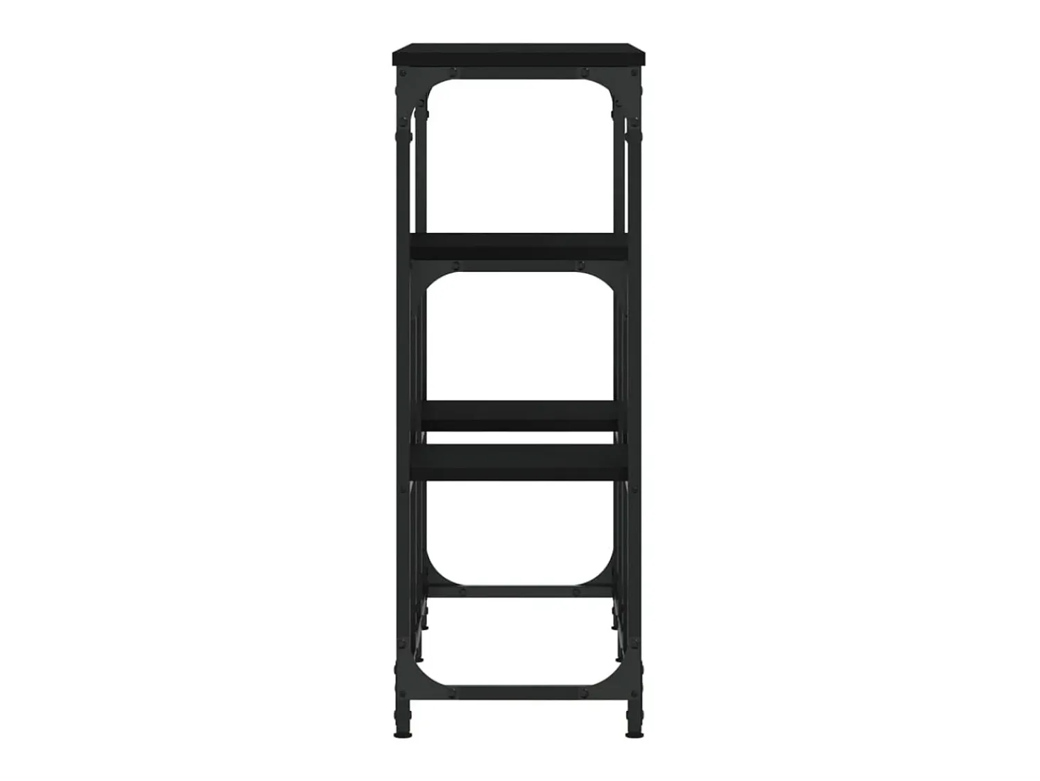 Online vidaxl Mesa consola 89,5x28x76 cm derivados de madeira Preto