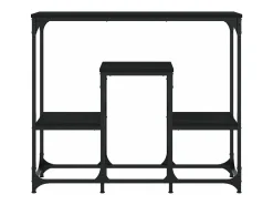 Online vidaxl Mesa consola 89,5x28x76 cm derivados de madeira Preto