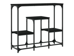 Online vidaxl Mesa consola 89,5x28x76 cm derivados de madeira Preto