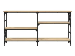 Mesa consola 150x29x76,5 cm derivados madeira carvalho sonoma PT934051 Castanho