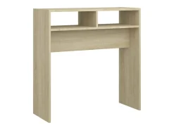 Sale vidaxl Mesa consola 78x30x80 cm derivados de madeira carvalho sonoma Natural claro