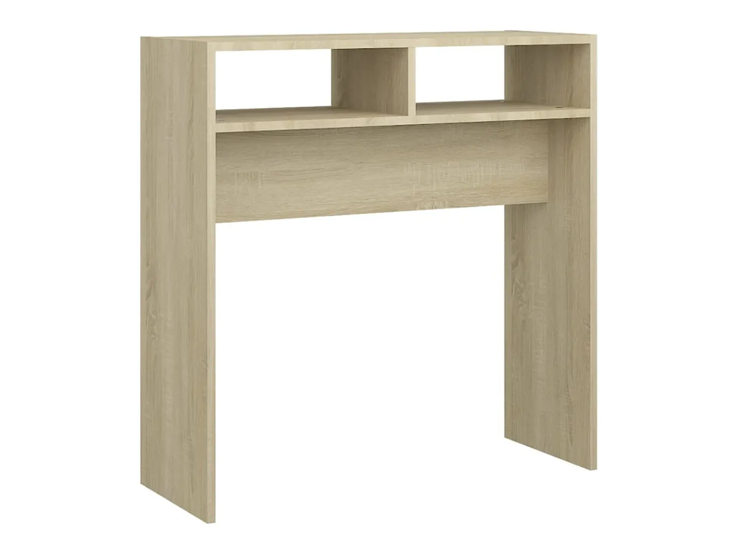 Sale vidaxl Mesa consola 78x30x80 cm derivados de madeira carvalho sonoma Natural claro