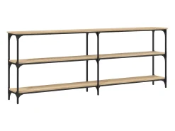 Mesa consola 200x29x75 cm derivados de madeira carvalho sonoma PT862823^ Consola