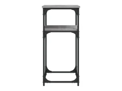 Best Mesa consola 75x35,5x75 cm derivados de madeira sonoma PT599946 Cinzento