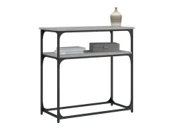 Best Mesa consola 75x35,5x75 cm derivados de madeira sonoma PT599946 Cinzento