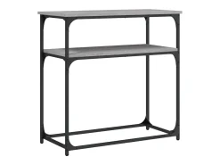 Best Mesa consola 75x35,5x75 cm derivados de madeira sonoma PT599946 Cinzento