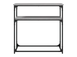 Best Mesa consola 75x35,5x75 cm derivados de madeira sonoma PT599946 Cinzento