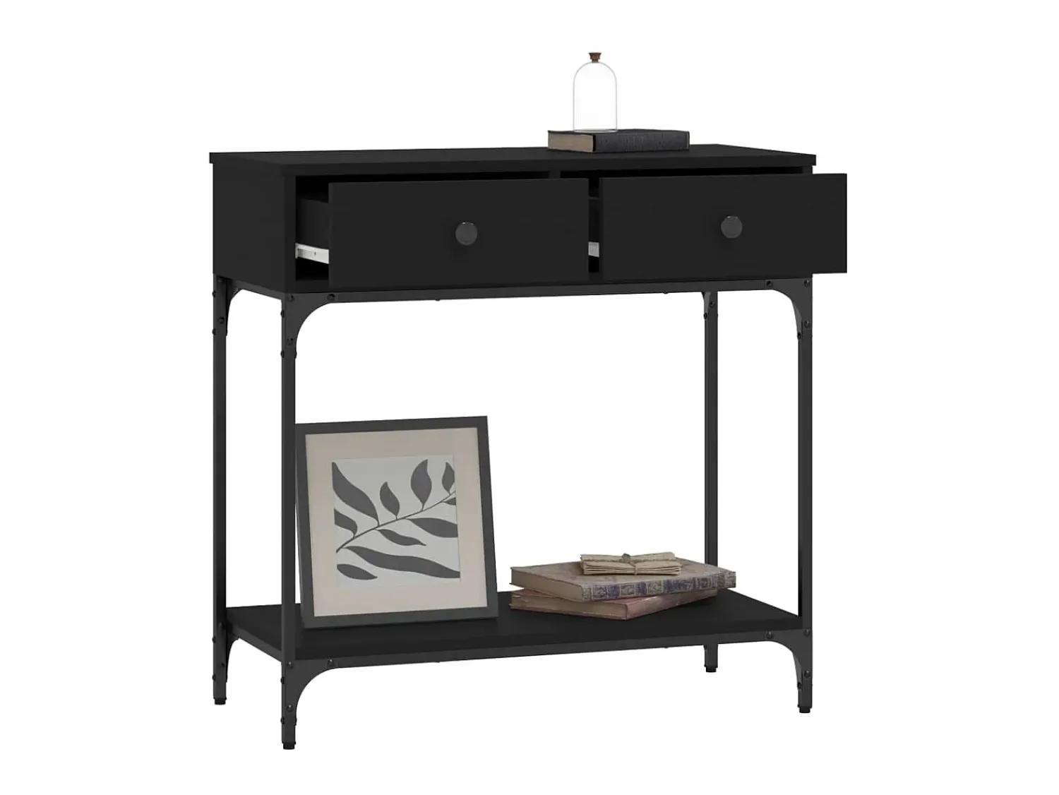 Mesa consola 75x34,5x75 cm derivados de madeira PT228238^ Consola