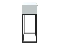 vidaxl Mesa consola 80x30x75 cm derivados de madeira e ferro^ Consola