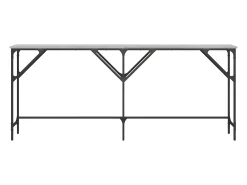 Consola* Mesa consola 180x29x75 cm derivados de madeira sonoma PT368304 Cinzento