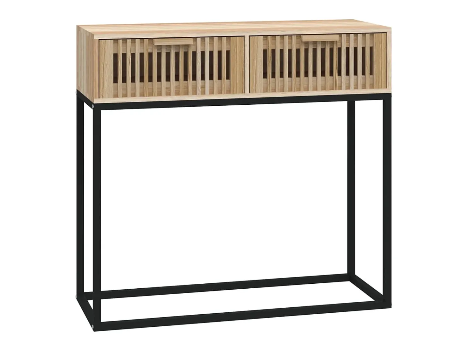 Mesa consola 80x30x75 cm derivados de madeira e ferro PT832043^ Consola