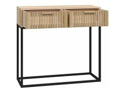 Mesa consola 80x30x75 cm derivados de madeira e ferro PT832043^ Consola