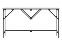 Consola| Mesa consola 140x29x75 cm derivados de madeira sonoma PT627203 Cinzento
