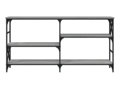 Consola* Mesa consola 150x29x76,5 cm derivados madeira sonoma PT144844 Cinzento