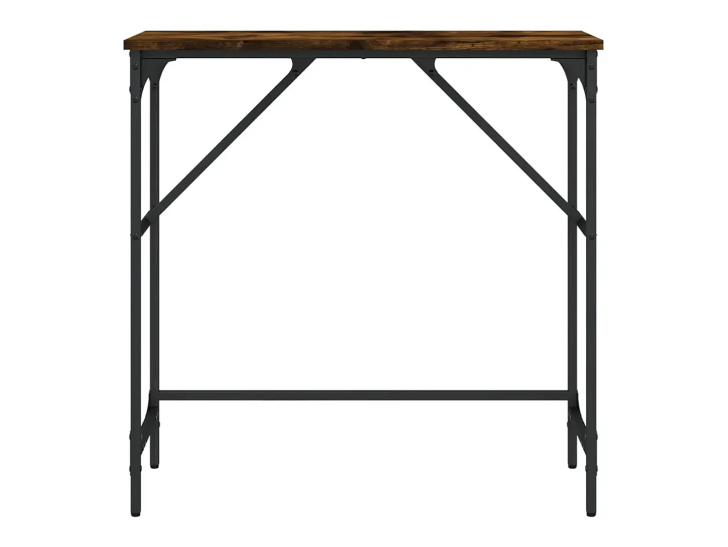 Mesa consola 75x32x75 cm derivados de madeira carvalho fumado PT634261^ Consola