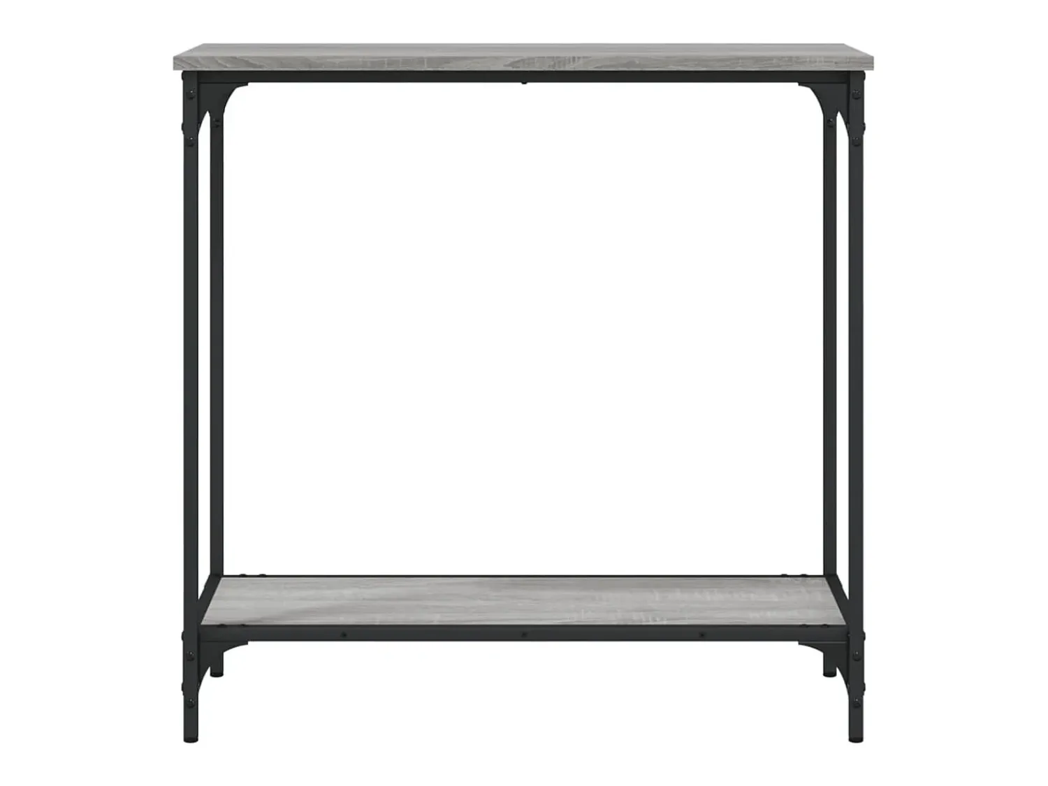 Consola*vidaxl Mesa consola 75x30,5x75 cm derivados de madeira sonoma Cinzento