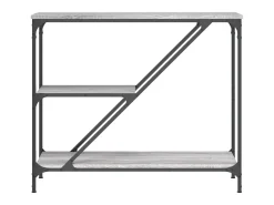 Consola* Mesa consola 88,5x30x75 cm derivados de madeira sonoma PT605204 Cinzento