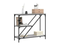 Consola* Mesa consola 88,5x30x75 cm derivados de madeira sonoma PT605204 Cinzento