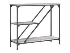 Consola* Mesa consola 88,5x30x75 cm derivados de madeira sonoma PT605204 Cinzento