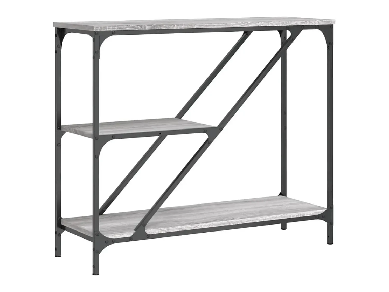 Consola* Mesa consola 88,5x30x75 cm derivados de madeira sonoma PT605204 Cinzento