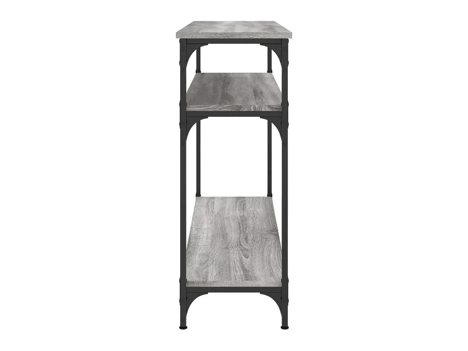 Consola* Mesa consola 100x29x75 cm derivados de madeira sonoma PT134979 Cinzento