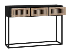 Mesa consola 105x30x75 cm derivados de madeira e ferro PT384193^ Consola
