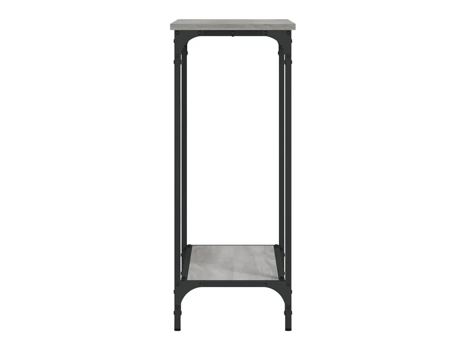 Outlet Mesa consola 75x30,5x75 cm derivados de madeira sonoma PT574406 Cinzento
