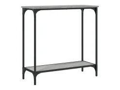 Outlet Mesa consola 75x30,5x75 cm derivados de madeira sonoma PT574406 Cinzento