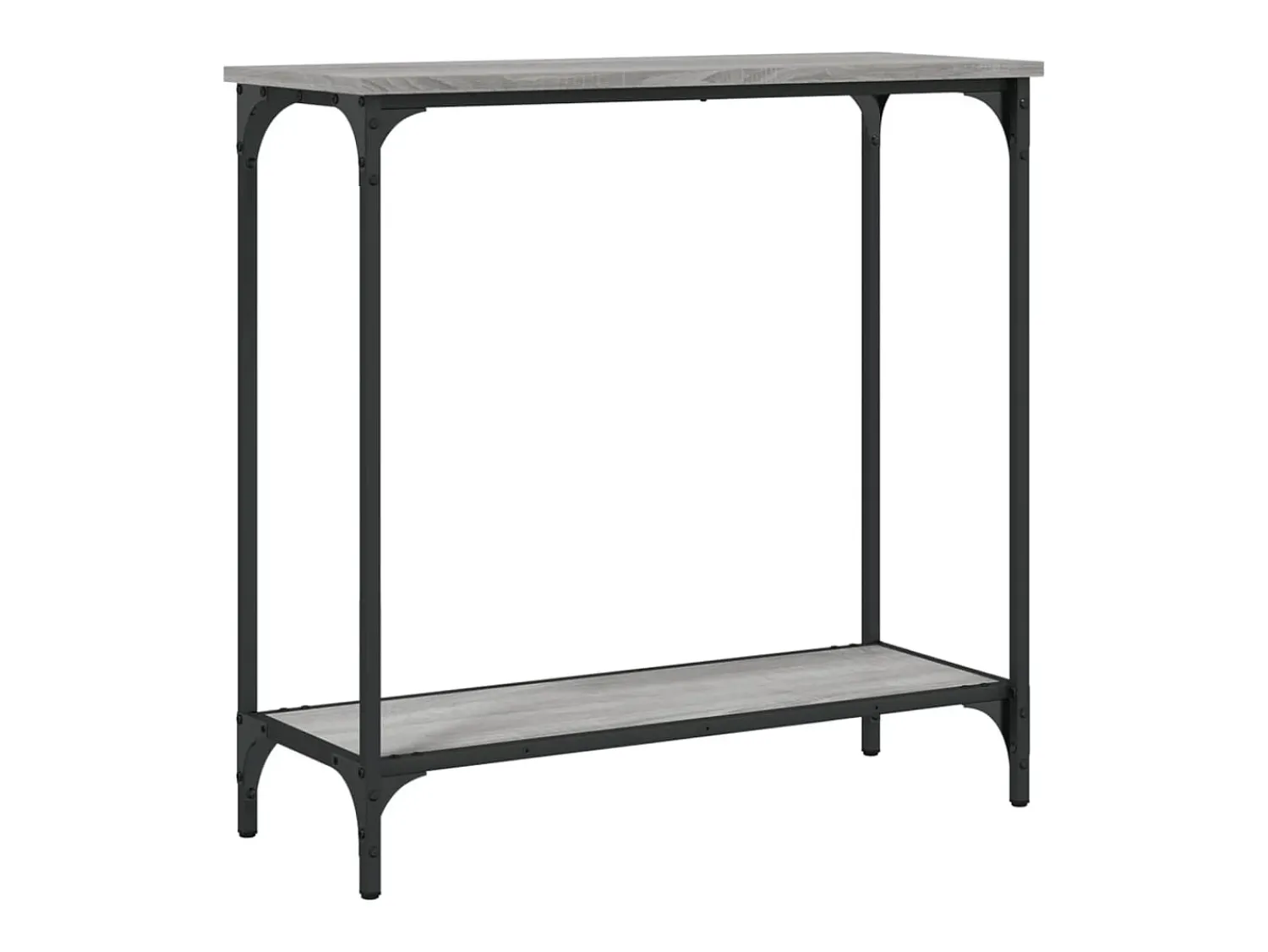 Outlet Mesa consola 75x30,5x75 cm derivados de madeira sonoma PT574406 Cinzento