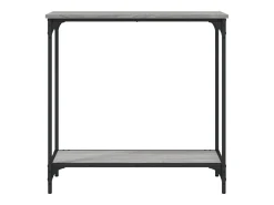 Outlet Mesa consola 75x30,5x75 cm derivados de madeira sonoma PT574406 Cinzento
