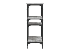 Consola| Mesa consola 80x29x75 cm derivados de madeira sonoma PT881274 Cinzento