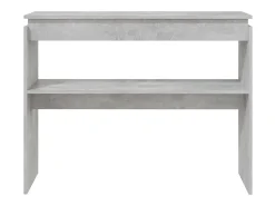 Consola|vidaxl Mesa consola 102x30x80 cm derivados de madeira cimento Cinzento