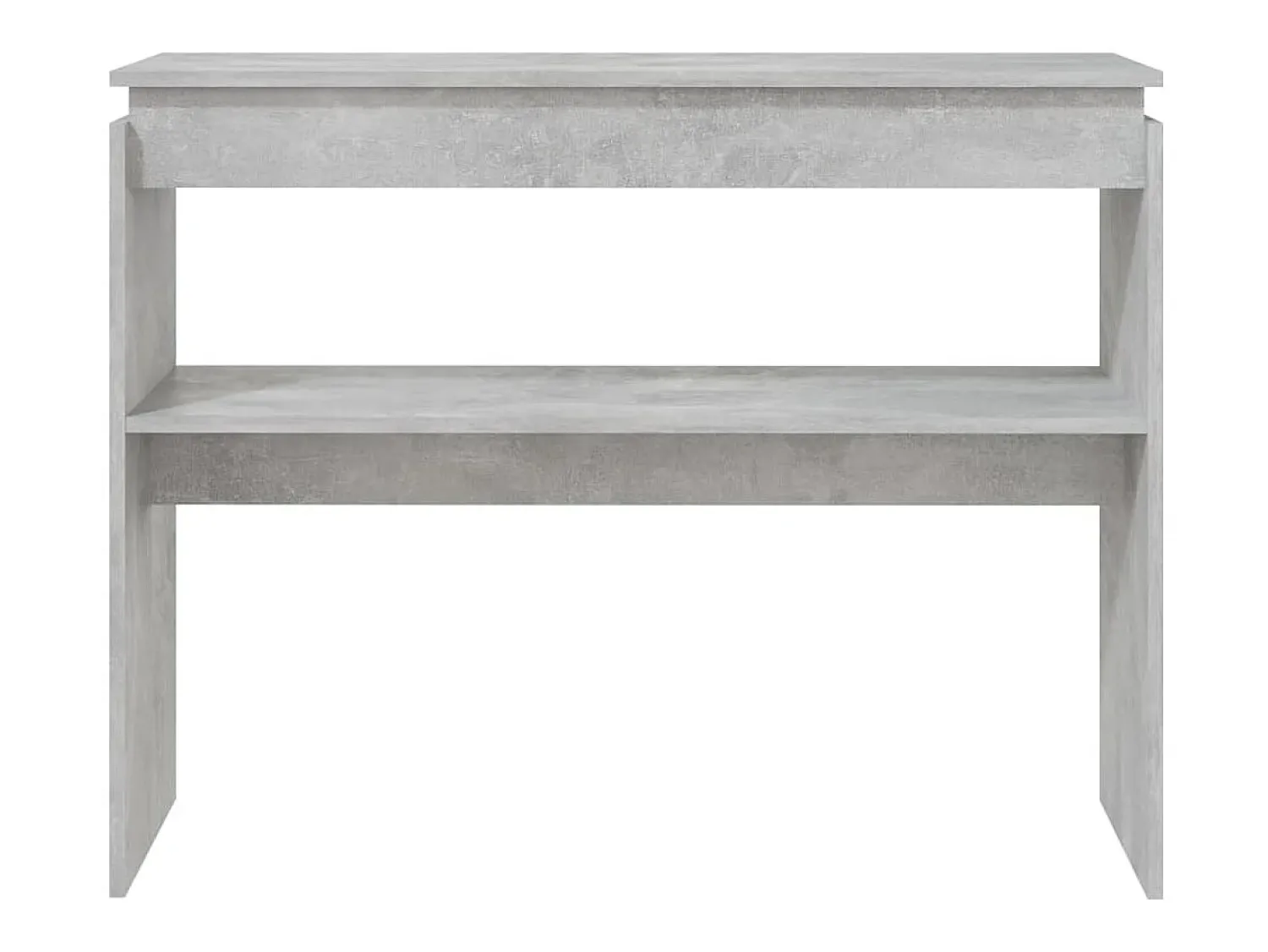 Consola|vidaxl Mesa consola 102x30x80 cm derivados de madeira cimento Cinzento