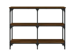 Consola| Mesa consola 100x29x75 cm derivados madeira carvalho PT437125 Castanho