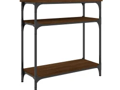 Best Mesa consola 75x29x75 cm derivados madeira carvalho PT490753 Castanho