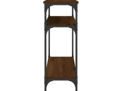 Best Mesa consola 75x29x75 cm derivados madeira carvalho PT490753 Castanho
