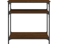 Best Mesa consola 75x29x75 cm derivados madeira carvalho PT490753 Castanho