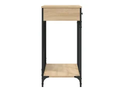 Consola|vidaxl Mesa consola 100x39x78,5 cm derivados madeira carvalho sonoma Natural claro