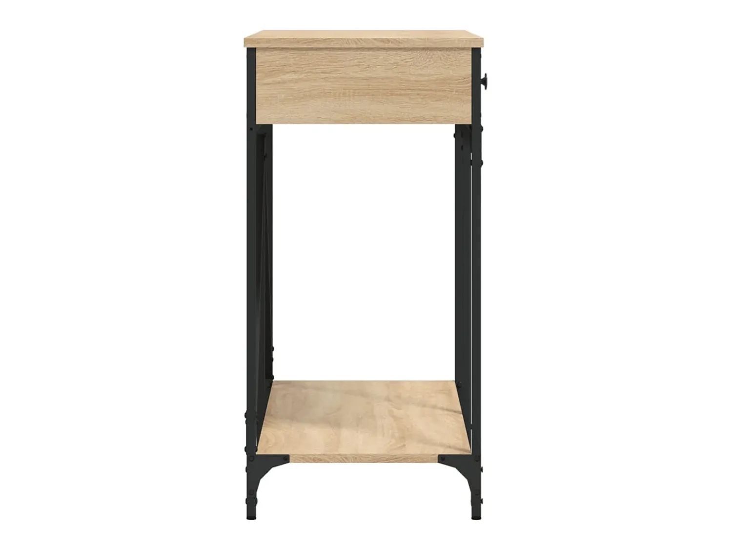Consola|vidaxl Mesa consola 100x39x78,5 cm derivados madeira carvalho sonoma Natural claro