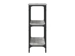 Consola| Mesa consola 100x29x75 cm derivados de madeira sonoma PT177869 Cinzento